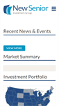 Mobile Screenshot of newseniorinv.com